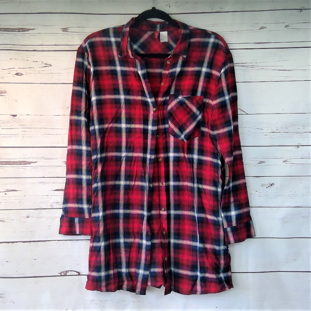 H&M Plaid Button Down Shirt
